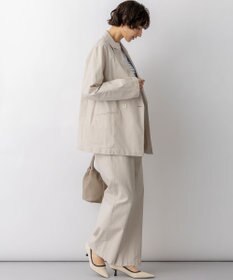 23区 L 【先行予約】スラブツイルストレッチ オーバーサイズ ダブルジャケット