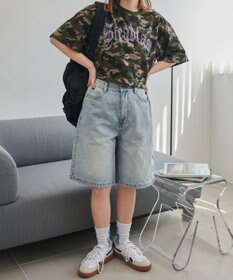 WEGO ラインストーンショートT