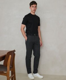 GOTAIRIKU 仕事で着られる綿100%【クルー以上モック未満】カバーネック DRESS Tシャツ(25年モデル)