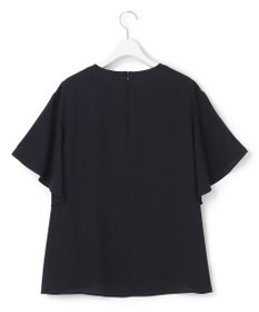 23区 【洗える】バックサテンアムンゼン ネックステッチ ブラウス