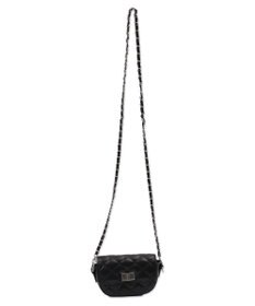 WEGO キルティングフラップミニショルダー