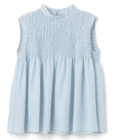 UNFILO 【WEB限定】シアーシャーリングブラウス