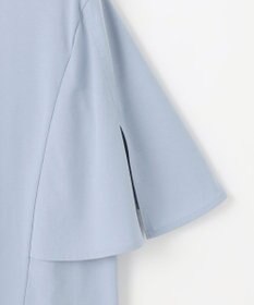 J.PRESS LADIES 【洗える・接触冷感】プレーティングジャージー ケープ風 カットソー