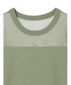 earth music&ecology シアーパワショルニットプルオーバー