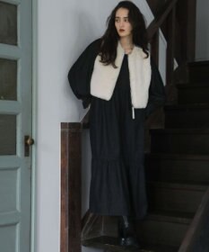 Green Parks ■ＥＳＣＡＲ　デニムピンタックカフスワンピース