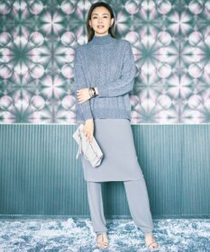 自由区 S 【SHIHOさん着用】ラメフォックスケーブル ニット