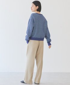 AMERICAN HOLIC Ｍｉｘ編み地ニットプルオーバー