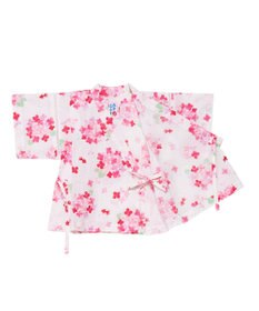 MIKI HOUSE HOT BISCUITS 【ミキハウス】【80-150cm】 アジサイ柄甚平スーツ