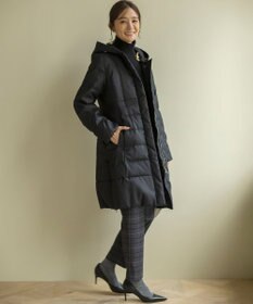 組曲 ライトタフタロングダウンコート