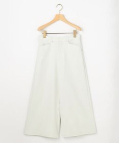 組曲 【先行予約・WEB限定】サテンストレッチ ワイドパンツ