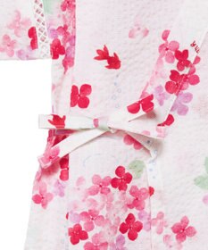 MIKI HOUSE HOT BISCUITS 【ミキハウス】【80-150cm】 アジサイ柄甚平スーツ