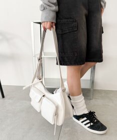 WEGO 立体ポケットハトメベルトバッグ