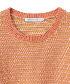 AMERICAN HOLIC Ｍｉｘ編み地ニットプルオーバー