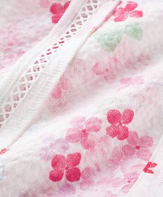 MIKI HOUSE HOT BISCUITS 【ミキハウス】【80-150cm】 アジサイ柄甚平スーツ