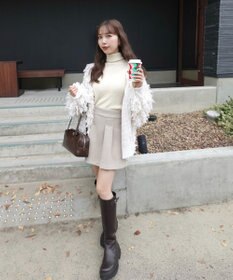 Green Parks フリンジニットカーディガン