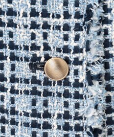 J.PRESS LADIES ファニーツイード ノーカラー ジャケット