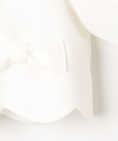 ANY KIDS 【2点セット】リボンボレロジャケット+シフォンプリーツ ワンピース