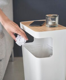 tower 天板付きトラッシュカン リン 角型 ナチュラル