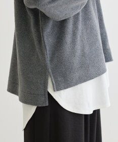 Green Parks フリース袖リブドッキングプルオーバーⅡ