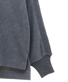 Green Parks フリース袖リブドッキングプルオーバーⅡ