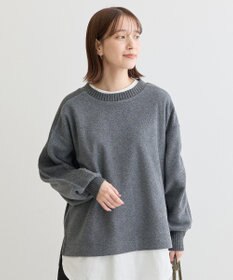 Green Parks フリース袖リブドッキングプルオーバーⅡ