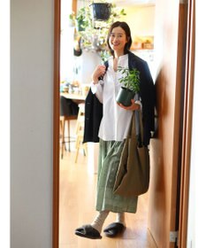 CRAFT STANDARD BOUTIQUE パネル柄マキシギャザースカート