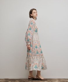 GRACE CONTINENTAL フラワーパターンプリントワンピース