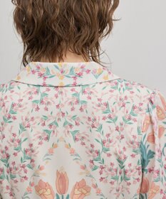 GRACE CONTINENTAL フラワーパターンプリントワンピース