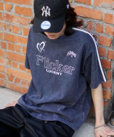 WEGO 【ユニセックス着用ITEM】スリーブラインロゴBIG　T（SS）