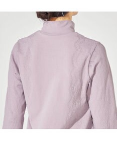 Chacott 【ノーソーイングニット】ハイネックニットジャケット