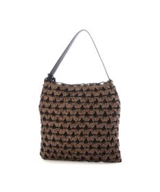 UNBILLION カシュカシュ cachecache / 配色編みワンハンドルトート カゴバッグ