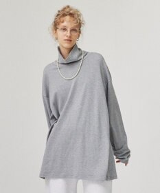LENO MOCK TURTLE NECK PULLOVER [UNISEX] モックタートルネックカットソー