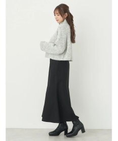 earth music&ecology フロントボタンスカート