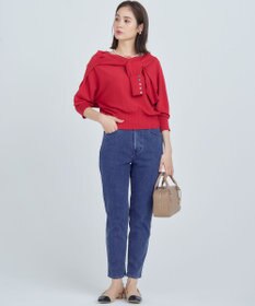 組曲 L 【6色展開・UVケア】クルーネックモダンカーディガン