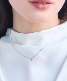 Phoebe 【金属アレルギー対応】シャイニーフチミルネックレス　シルバー