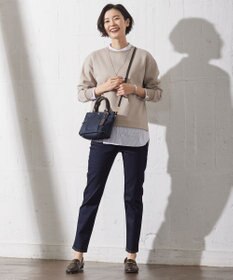 J.PRESS LADIES L ニットコンビ カットソー