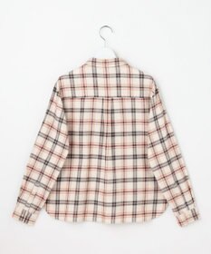 J.PRESS LADIES L コットン 起毛 タータンチェック シャツ