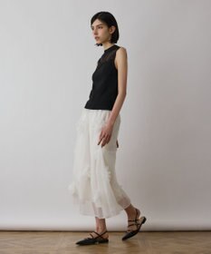 GRACE CONTINENTAL シアーグロスニットトップ