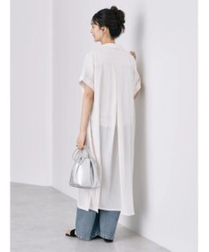 AMERICAN HOLIC 楊柳Ｗポケット開襟ワンピース