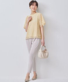 組曲 【WEB限定】スタイルアップジャージー パンツ