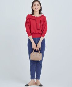 組曲 L 【6色展開・UVケア】クルーネックモダンカーディガン