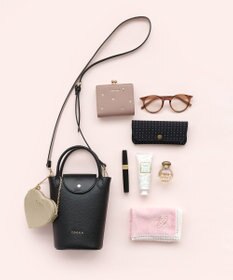 TOCCA 【八木アリサさん着用】PETAL SILHOUETTE LEATHER POCHETTE ポシェット