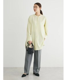 Green Parks イージーケア　比翼ボタンチュニック