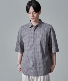 WEGO ワンポイントチェックシャツ（SS）