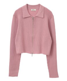 earth music&ecology Wジップリブカーディガン