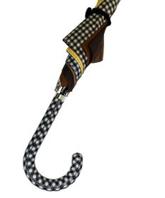 +RING 【UVカット95%以上】【UPF50＋】プラスリング 長傘60cm BRN/GNG T1288