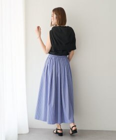 YECCA VECCA タックフレアスカート