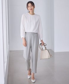 ANY L プリーツブラウス