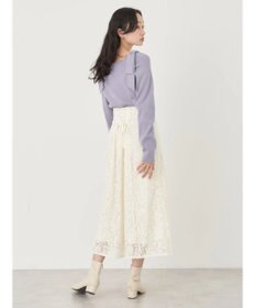 earth music&ecology モールレーススカート