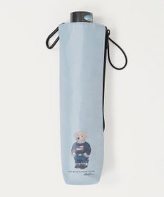 MOONBAT 【WEB限定/遮光率100%/遮熱/UV/耐風】POLO RALPH LAUREN（ポロ ラルフローレン）晴雨兼用日傘 ポロベア 無地 折りたたみ傘